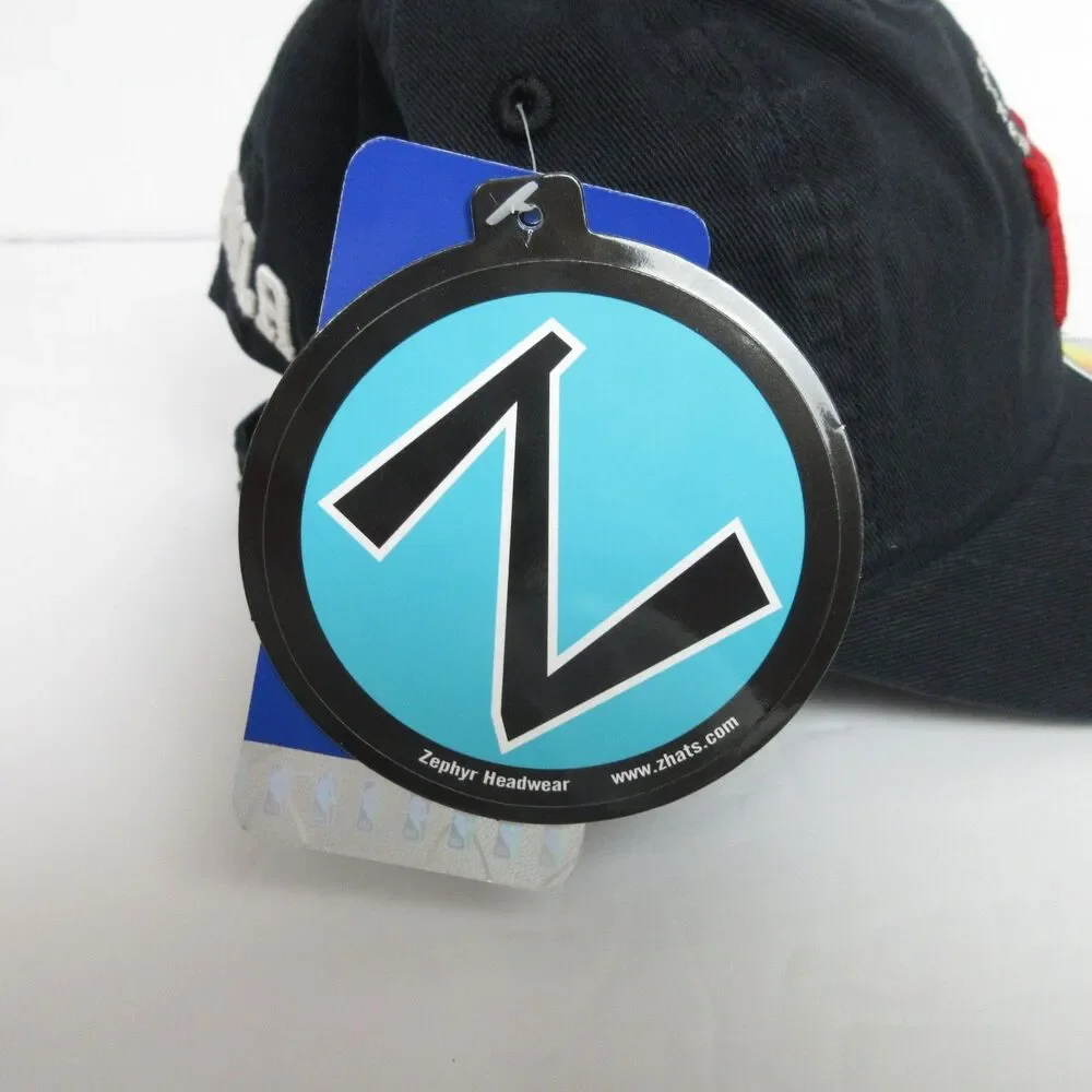 Philadelphia 76ers‎ Cap Hat Youth Size Adjustable Black 76 Embroidered Zephyr